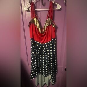 Rosegal Red and Gold Dress